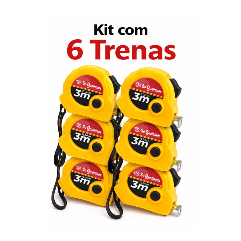 KIT 6 TRENAS 3 METROS 15,2 MM