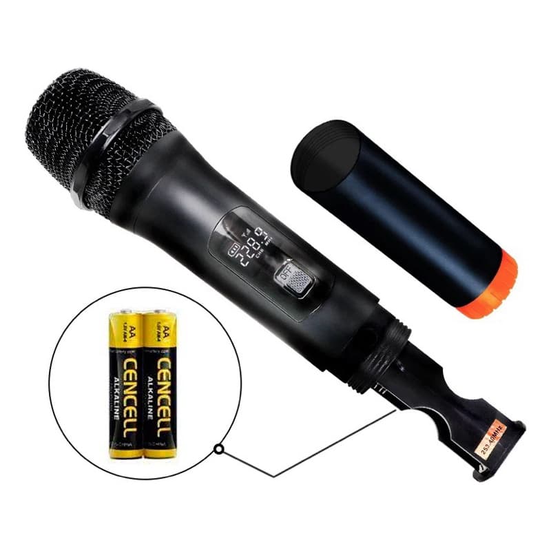Microfone Sem Fio Profissional Onex MIC-2809 UHF – Liberdade Total e Som de Alta Fidelidade!