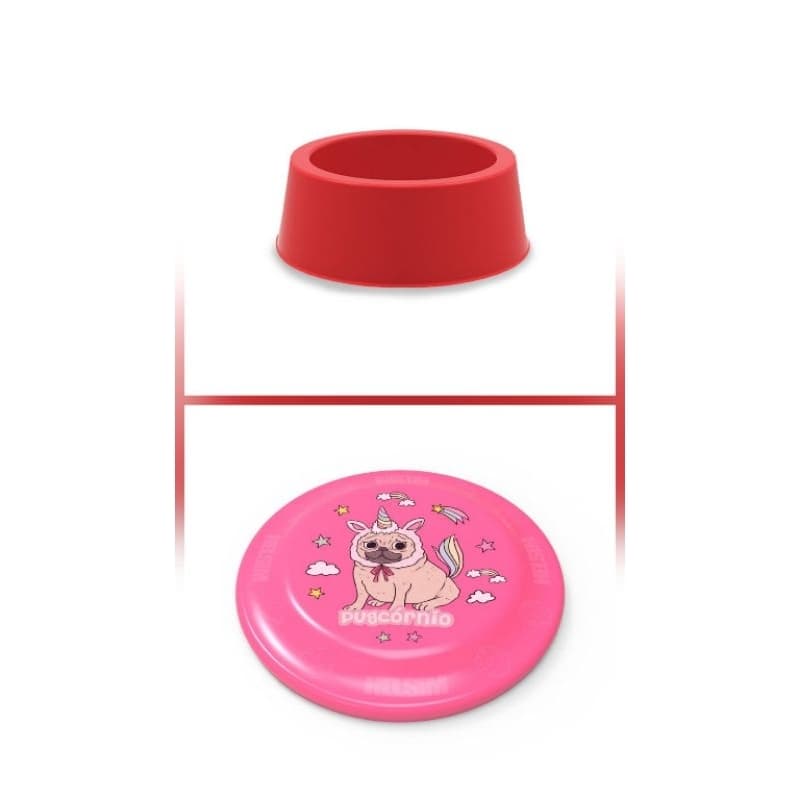 Comedouro Pet + Frisbee Grátis | Alimentação e Diversão em Um Só Kit