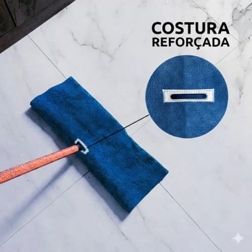 Pano Ákora Para Limpeza de Pisos com Furo Central