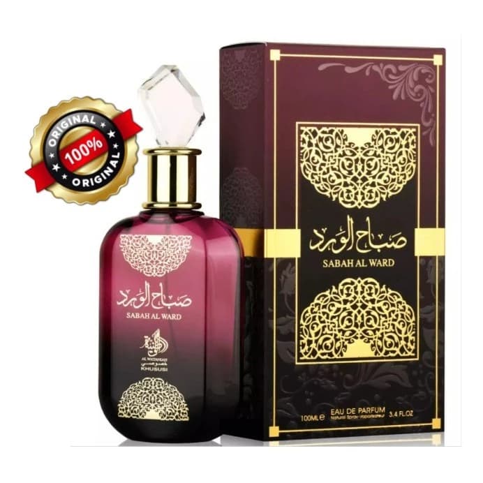 Perfume Arabe Al Wataniah Feminino Sabah Al Ward Eau de Parfum 100ml Aumente o charme(ENVIO Agora)