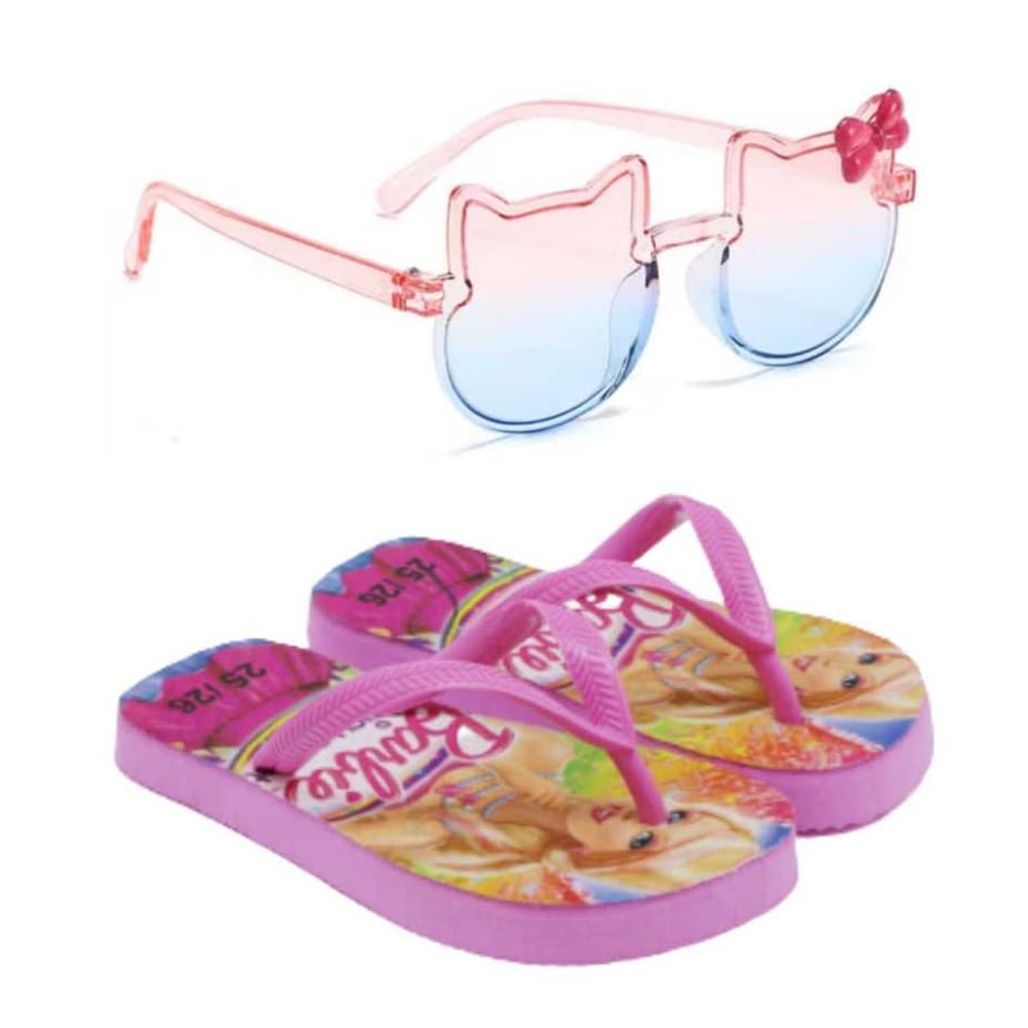 Chinelo menina personagens barbi e oculos infantil variedades , sua filha precisa desse presente