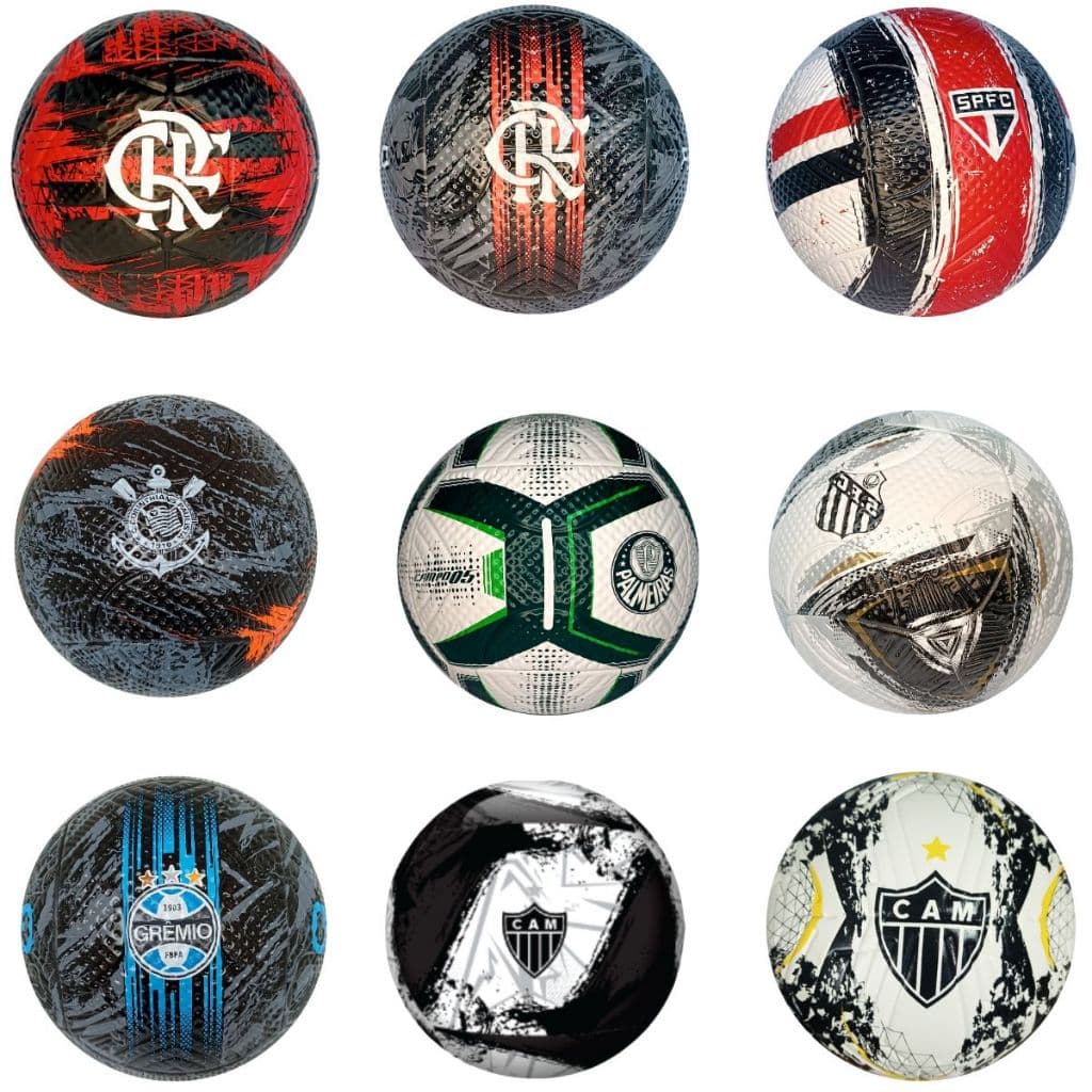 Bola Futebol Times do Brasil Melhores Clubes Brasil (Produto Oficial  Licenciado® com selo numerado)