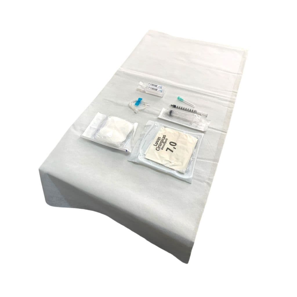 Campo Cirúrgico de Mesa Não Estéril, G30, Branco, 10 Und TNT