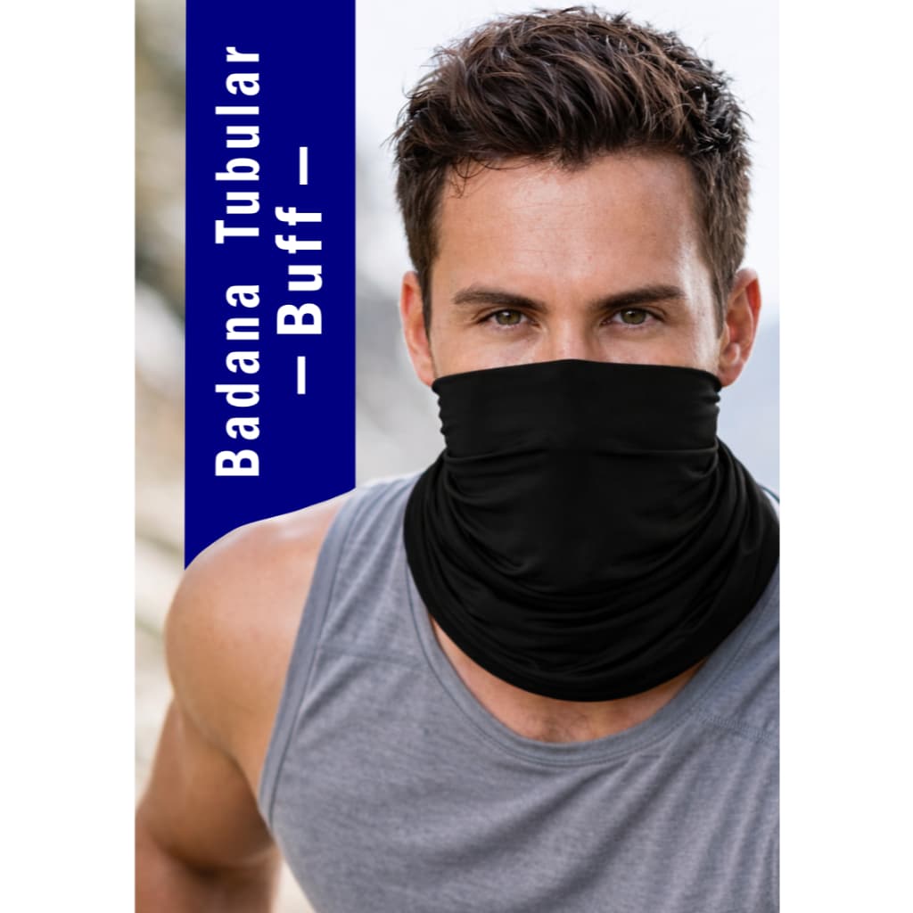 Máscara Bandana Tubular Buff, UV50+  Multiuso Ciclismo Corrida Trilha Outros Esportes