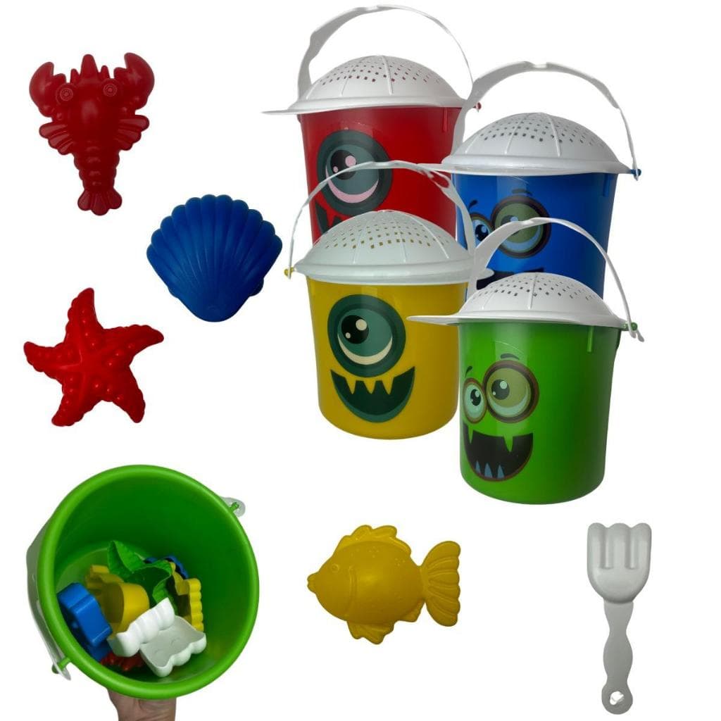 10 Kit's Baldinho Brinquedo De Praia Infantil Lembrancinha Aniversario 2/5/10 Kit's