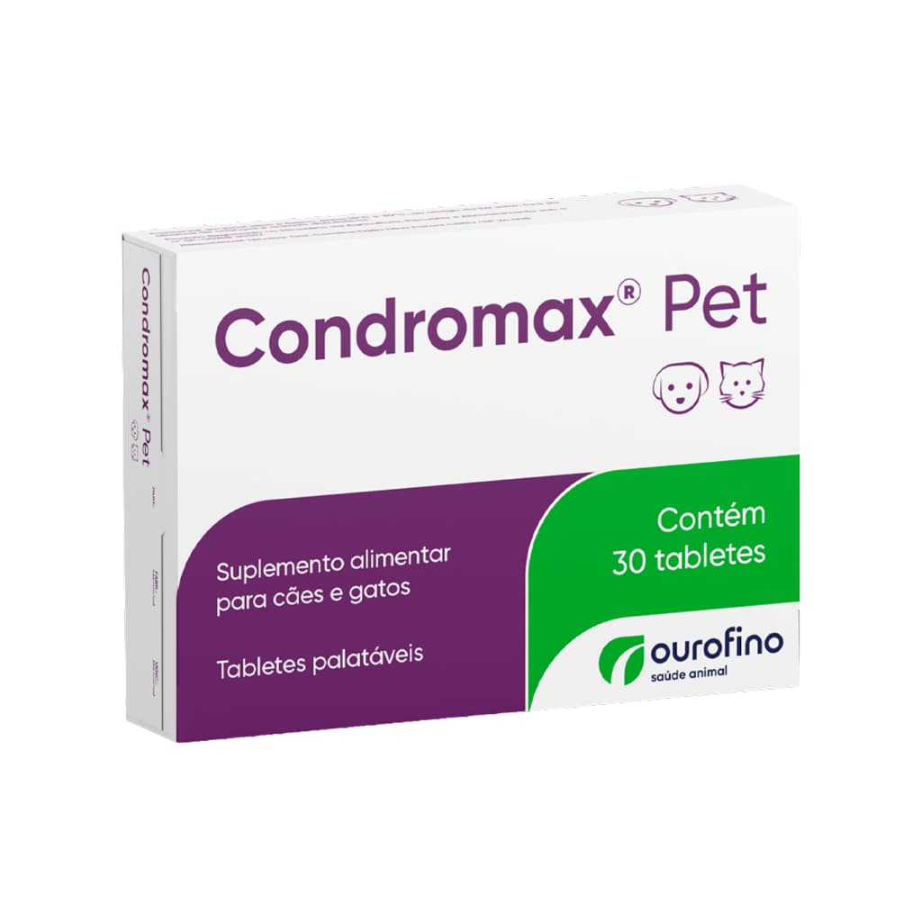 Condromax Pet Ourofino para cães e gatos 30 tabletes
