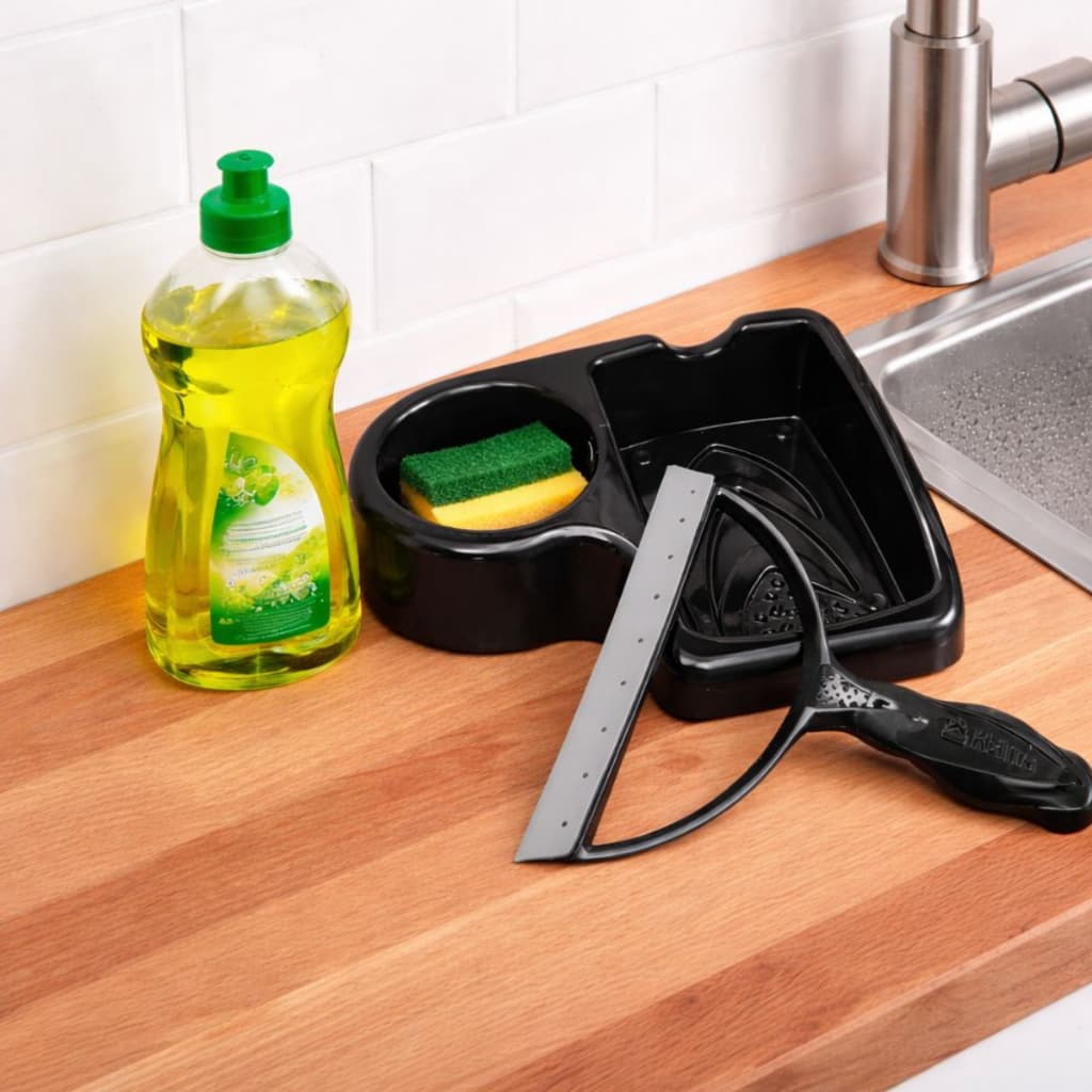Kit Porta Detergente Esponja Organizador Pia Rodinho De Pia