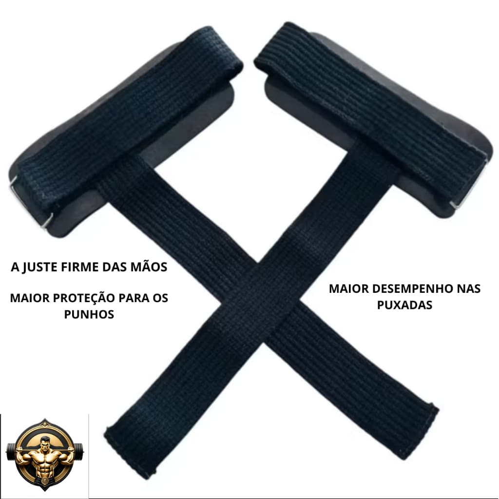 Tala Straps Munhequeira Luva Musculação PROFISSIONAL  Cross Trainer Lpo PREMIUM