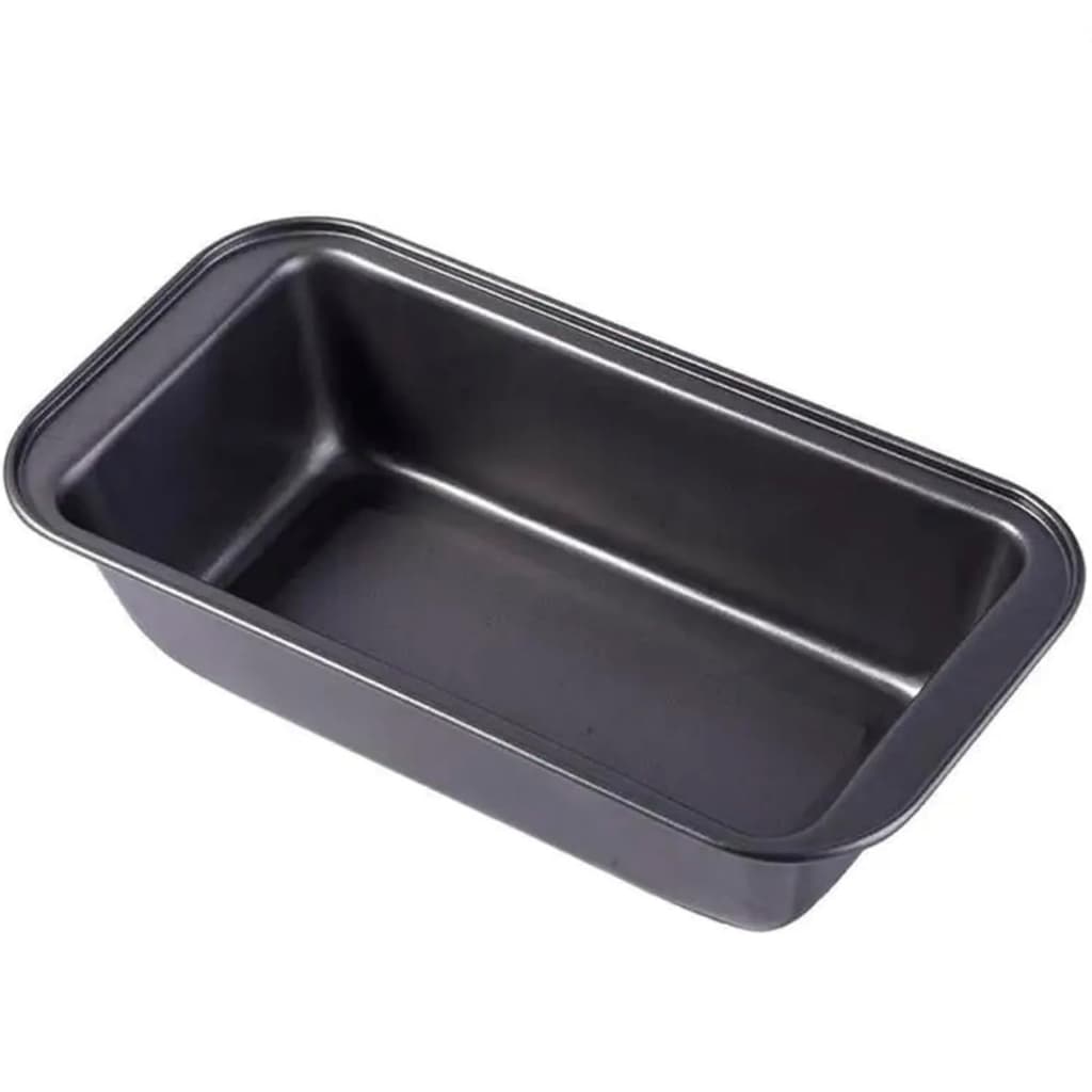 Forma Assadeira para Pão e Bolo Inglês Retangular em Aço Antiaderente 25 e 27cm
