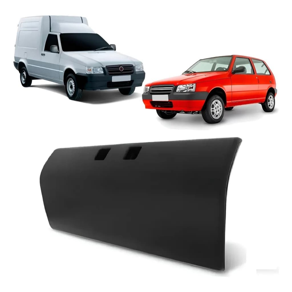TAMPA PORTA LUVAS FIAT UNO - PREMIO - ELBA - FIORINO ANO 95 EM DIANTE - PRETO ou CINZA CLARO