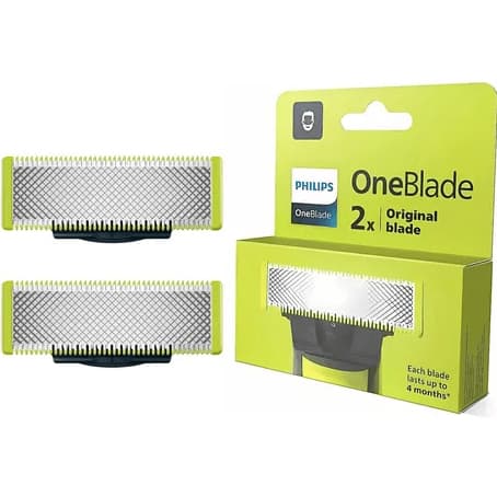 Lâmina Philips OneBlade 2 Unidades de Reposição compativel com Todos  Barbeadores OneBlade