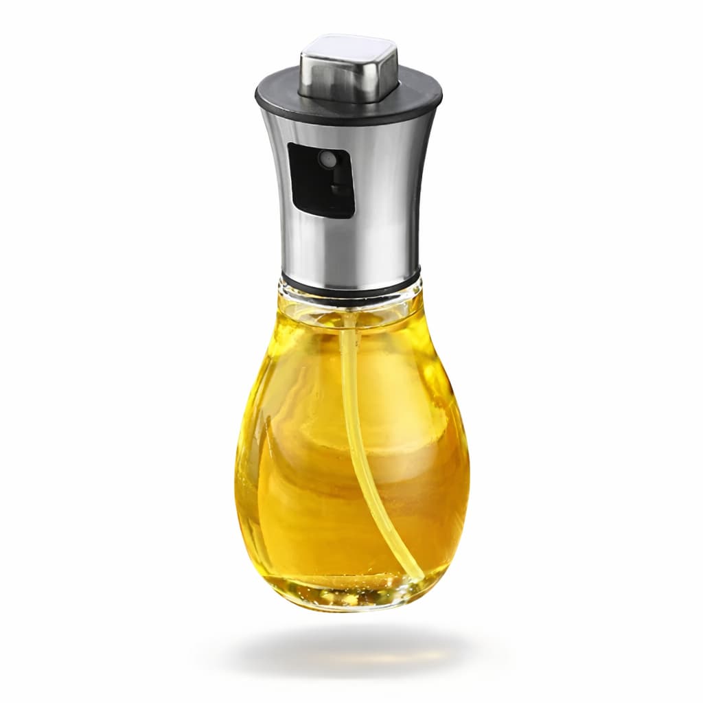 Spray Pulverizador de Azeite Inox 200ML -  Saladas Frigideira Alimentos Cozinha