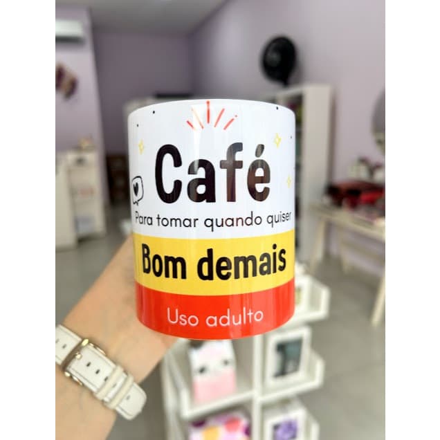 Caneca de Porcelana para Café - Personalizada em Modelos Diversos 325 ml