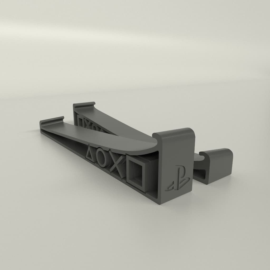 Suporte Playstation 5 SLIM (DIGITAL) Horizontal acabamento premium 3D