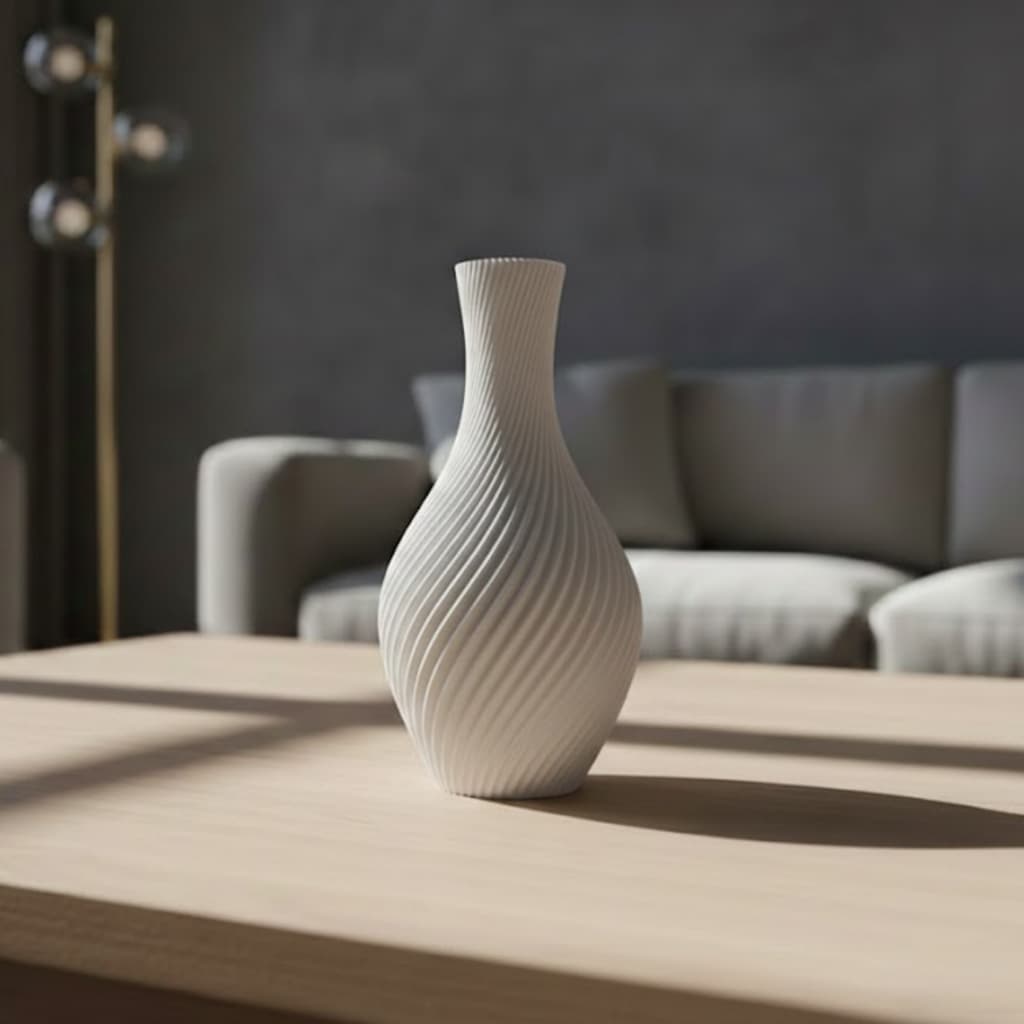 Vaso Decorativo Minimalista Geométrico Texturizado - Moderno em Alta Qualidade