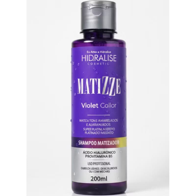 Shampoo Matizador ou Máscara  .platinado instantâneo! Nevou! Violet platinado . Desamarelador para loiras ou grisalhas.
