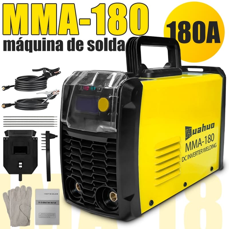 220V/110V Máquina De Solda Inversora Portátil MMA-180/120 Tecnologia IGBT Ferramenta De Soldagem