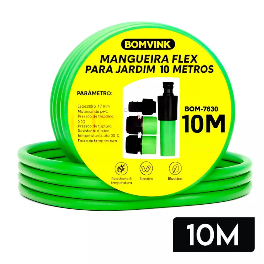Mangueira flex para jardim - 10 metros