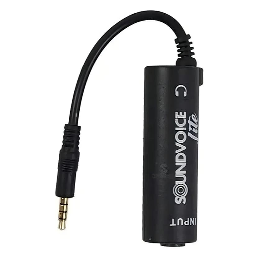 Interface de Áudio Soundvoice Lite Amplify IT-70 Para Celular 24 Bits
