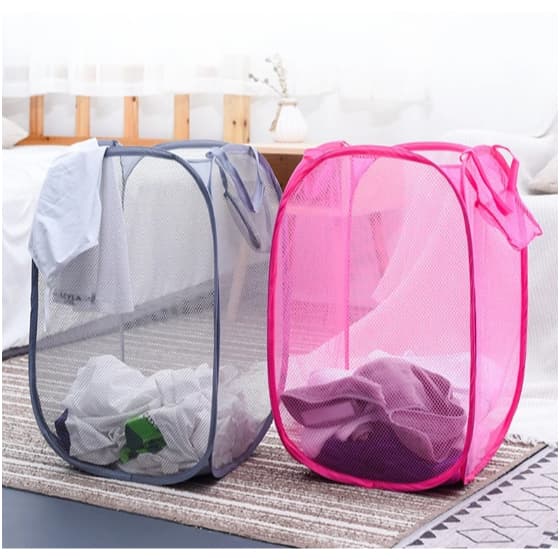Cesto De Roupa Grande 60L Cesto Dobrável Para Roupas E Brinquedos Cesto Infantil Caixa Organizado