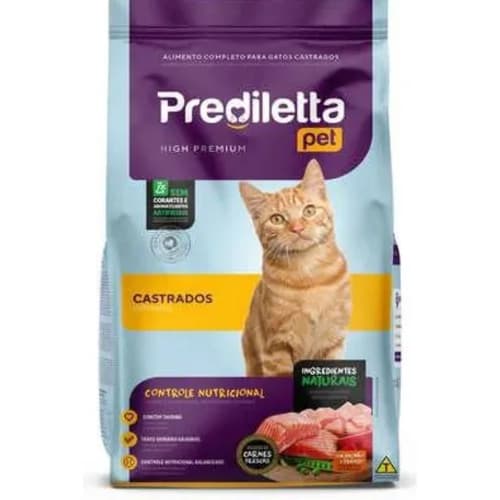 Ração Prediletta Pet Gato Adulto Castrado 10,1kg
