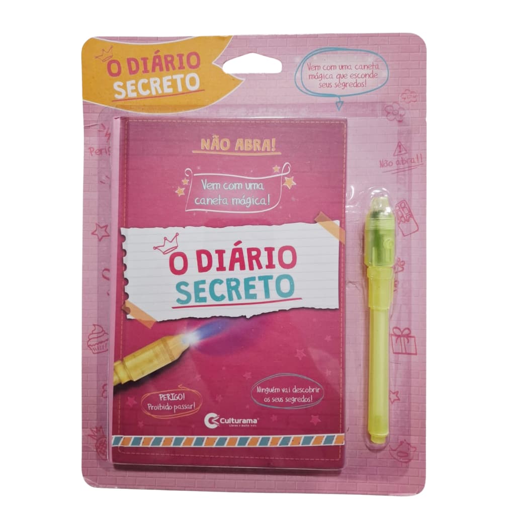 Diário Secreto com Caneta Mágica  Culturama