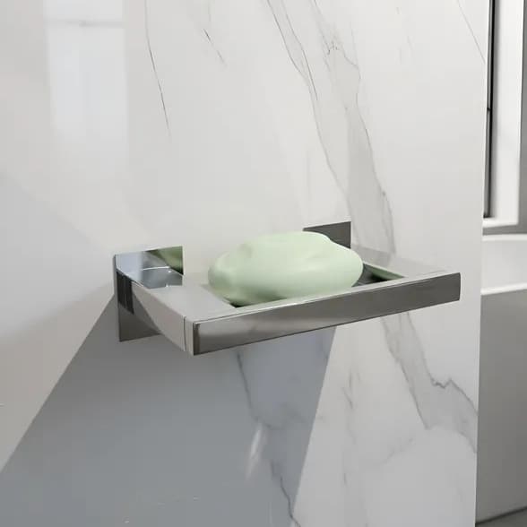 Saboneteira Inox 304 para Banheiro Porta Sabonete de Parede Parafusado Linha Ipanema