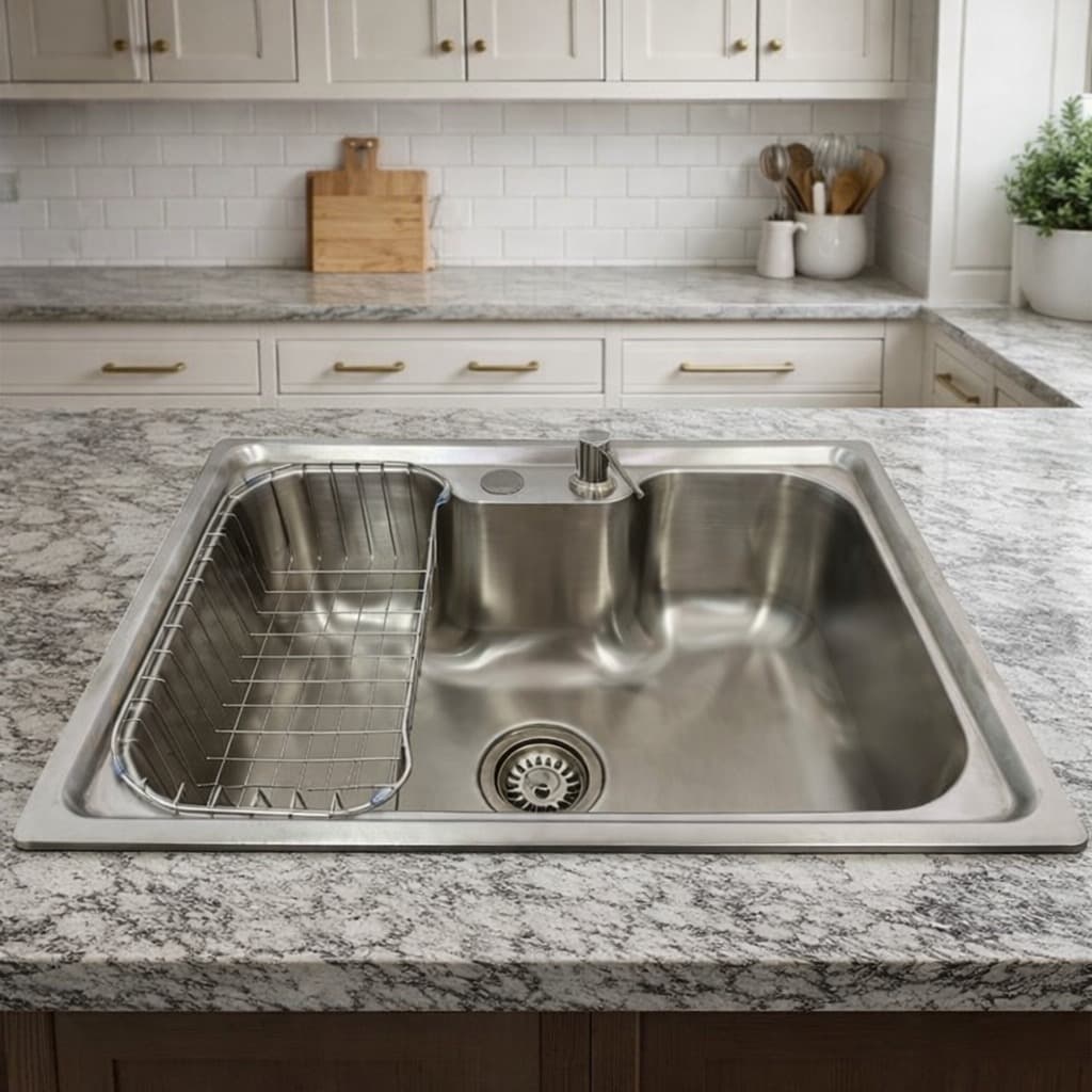 Cuba para Cozinha Aco Inox 201 60x42 Gourmet e Acessorios