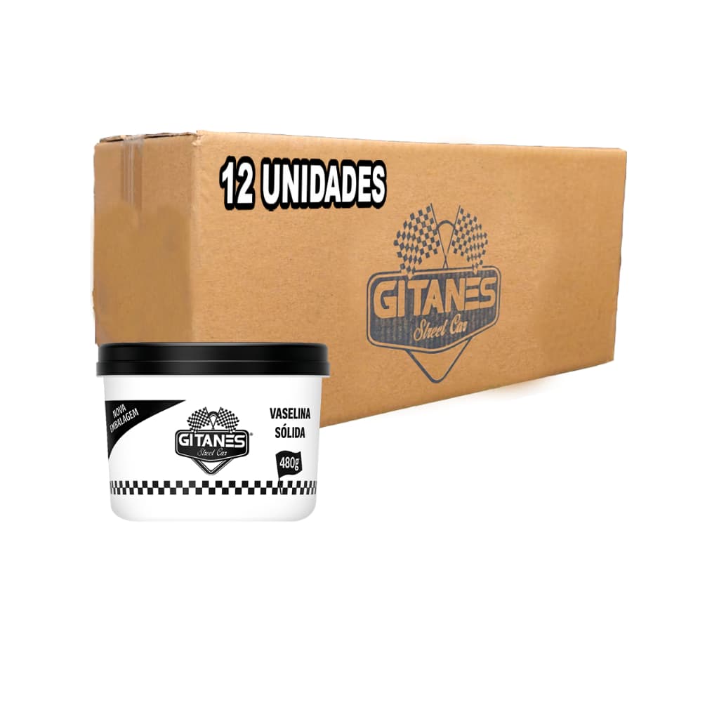 12 Vaselina Sólida Gitanes Industrial e Automotiva - 480g cada