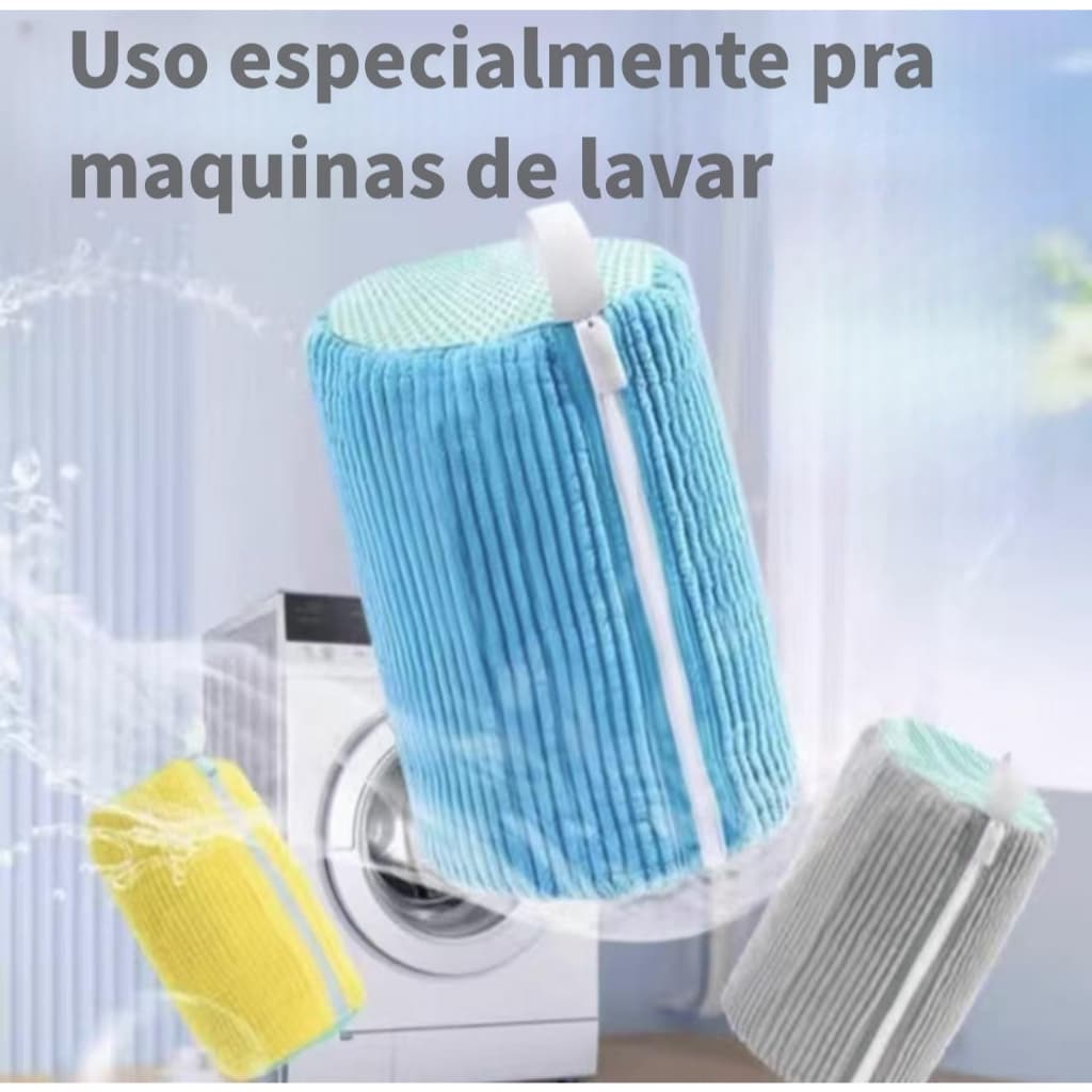 Sacos Lavar Sapato De  Armazenamento Malha Lavanderia Anti Deformação Saco de Lavagem Sapato