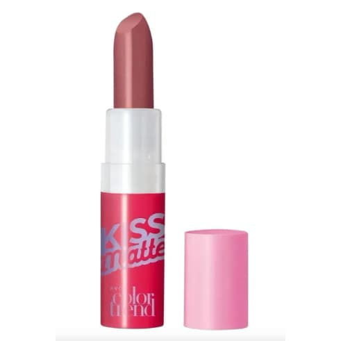 Batom Kiss Matte Avon Color Trend Fps15 Cor Rose in love