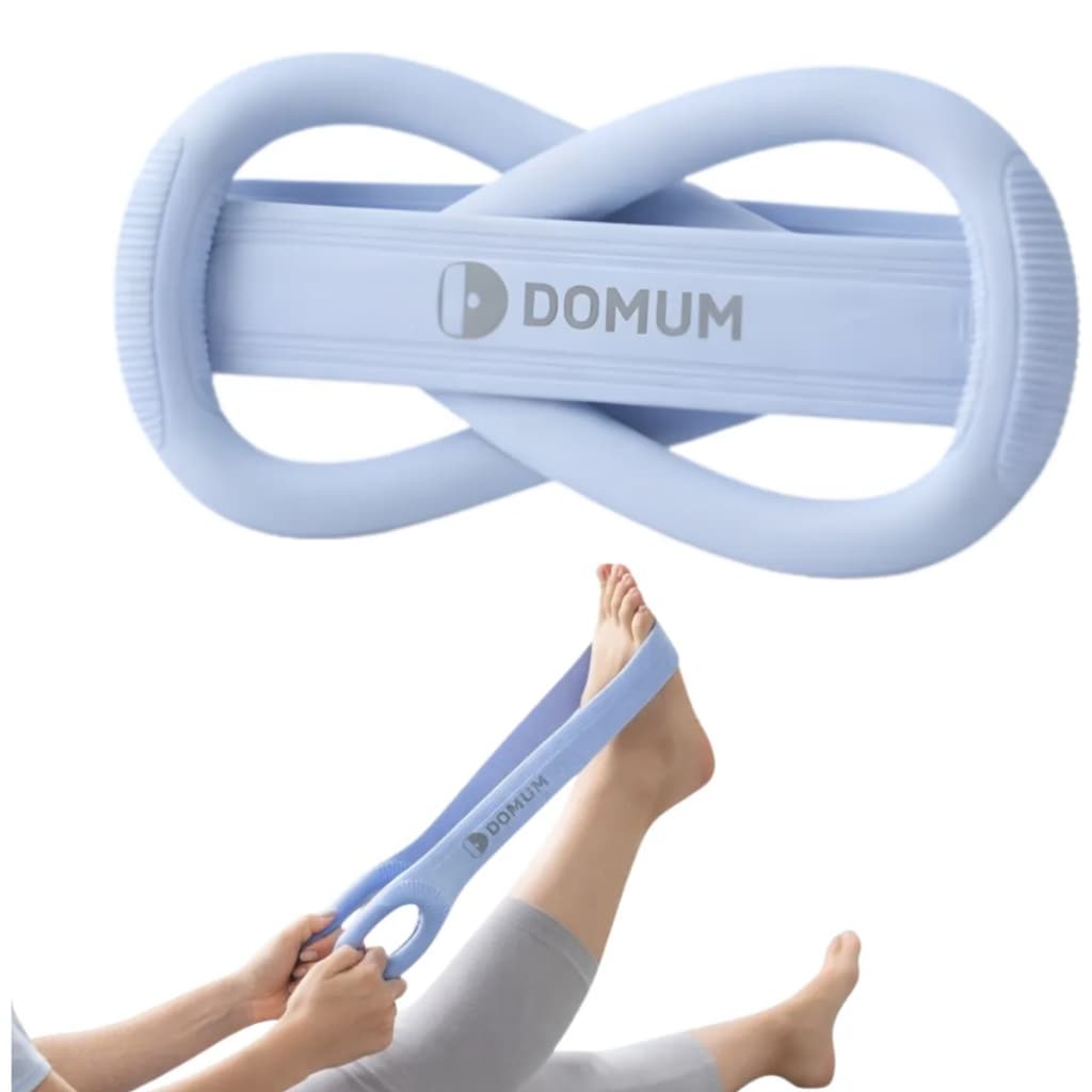 Faixa De Resistência 140g Azul 51x10cm Silicone Exercícios Azul-claro