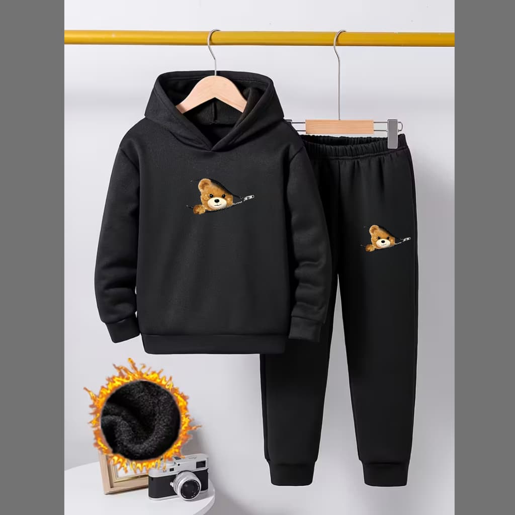 CONJUNTO MOLETOM MOLETINHO MENINO INFANTIL LANÇAMENTO URSO SWAG CASACO ABRIGO OFERTA PROMOÇÃO