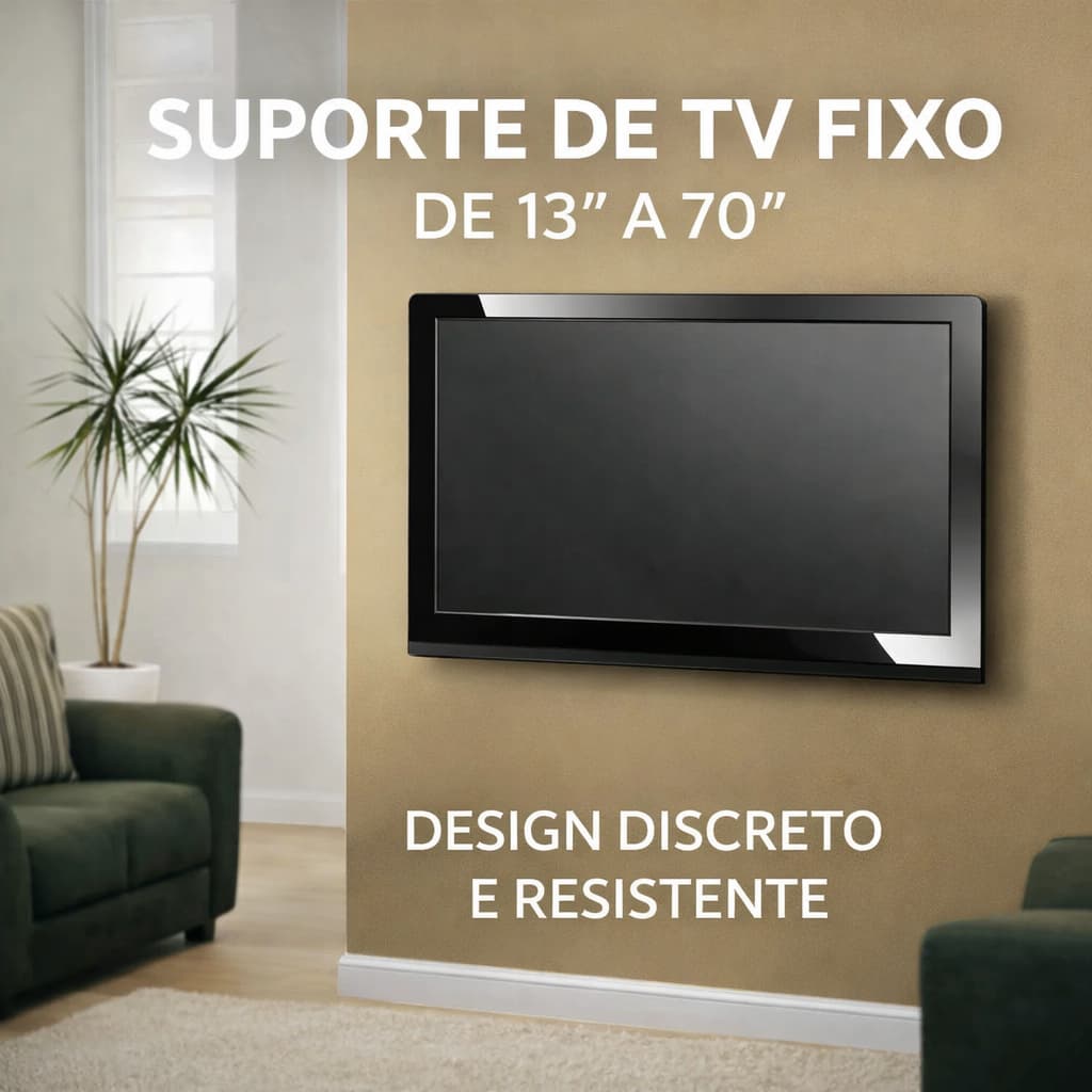 Suporte TV Led LCD 13 A 70 Articulado Universal Aco Reforcado Ajustavel Parede Instalacao Segura