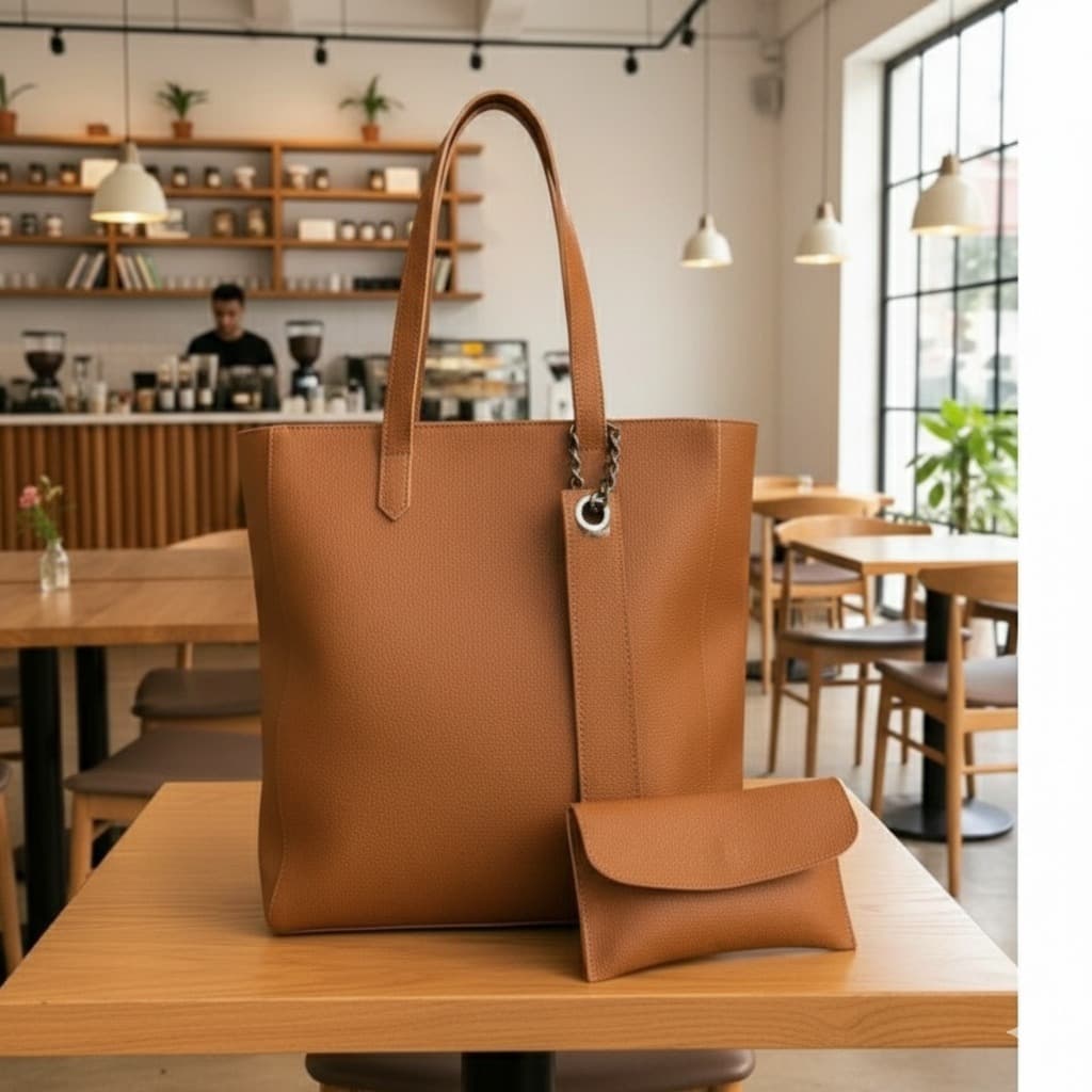 Bolsa Feminina Estilo Sacola Fecho em Zíper Lançamento Oferta Imperdível
