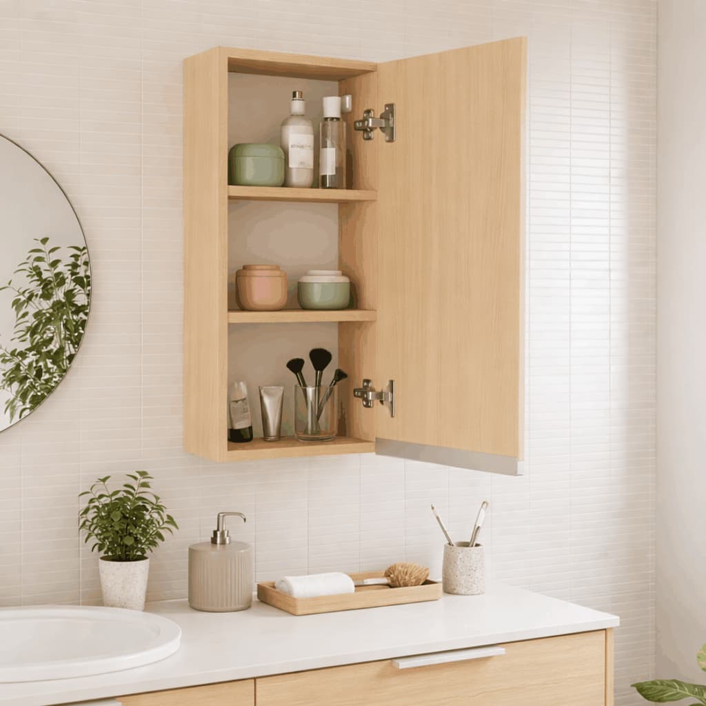 Armário Aéreo Estreito 30cm Para Banheiro Cozinha Lavanderia Entregue Montado 100% MDF Compacto e Resistente