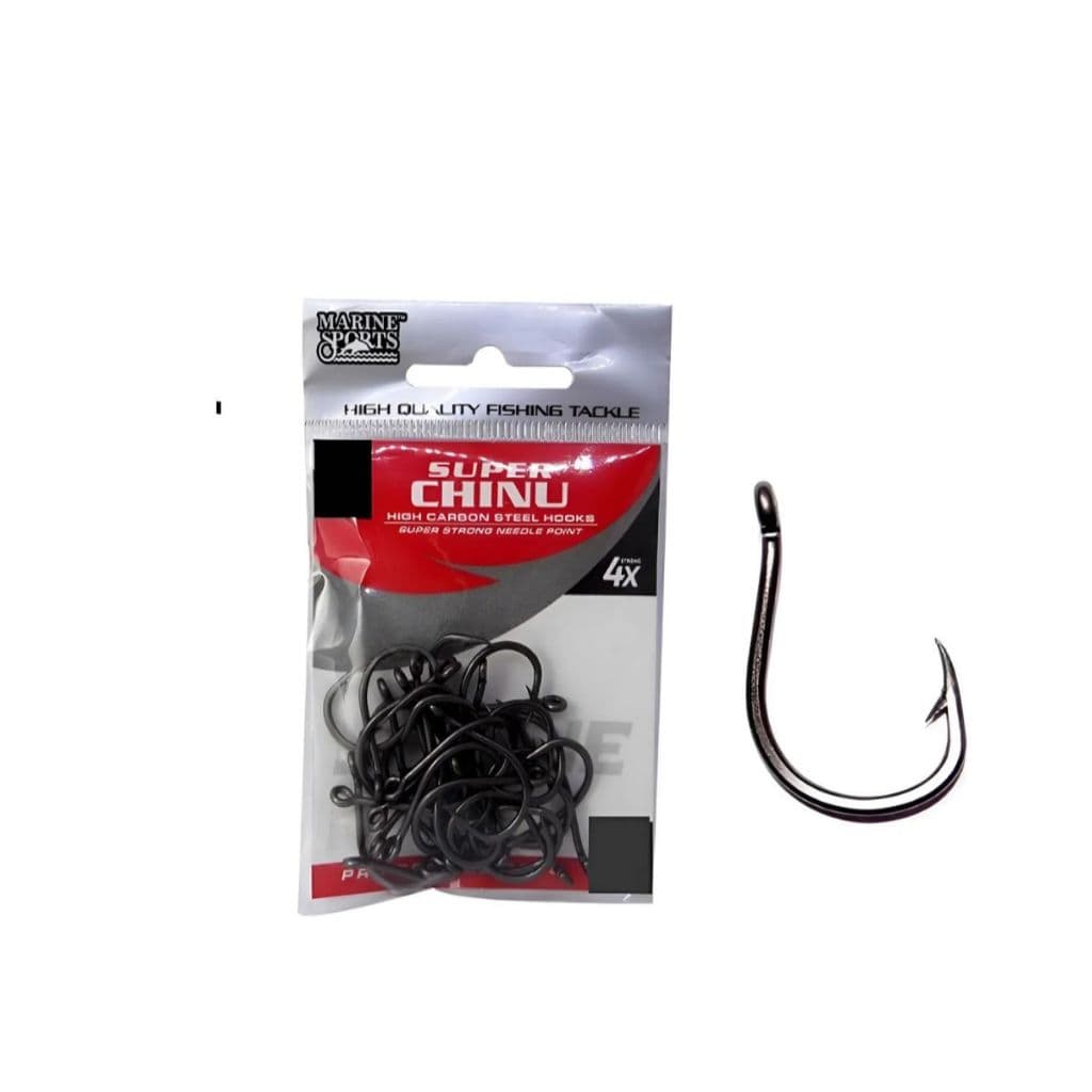 Kit C/50 Anzol Pesca Super Chinu 4x Black Marine Sports N-06Kit C/50 Anzol Pesca Super Chinu 4x Black Marine Sports N-06