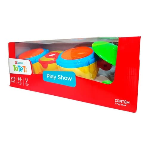 Bateria musical infantil com luzes e sons Calesita Art 829 Color Multicolor