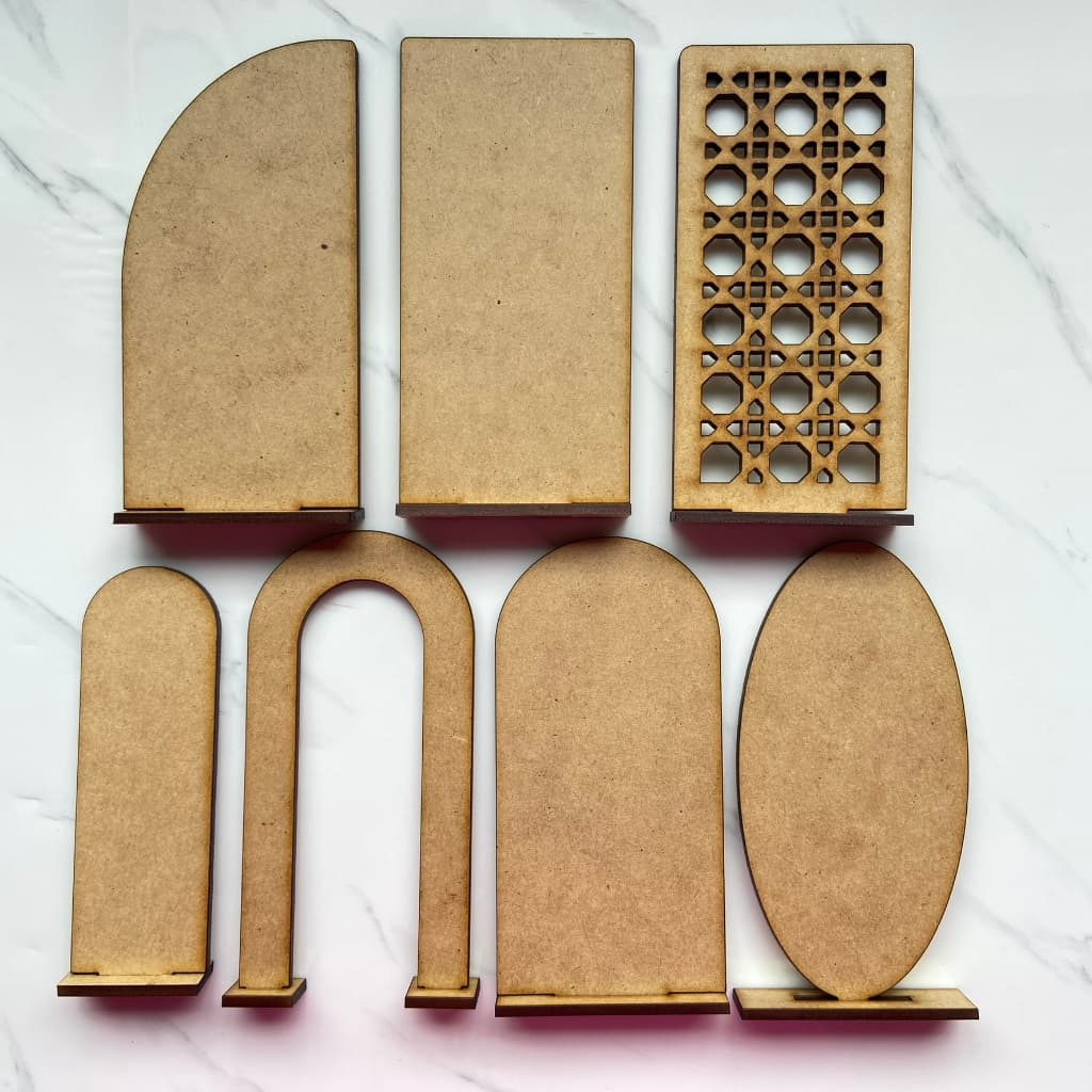Mini Painel Decorativo em MDF Base para Personalizados de Luxo