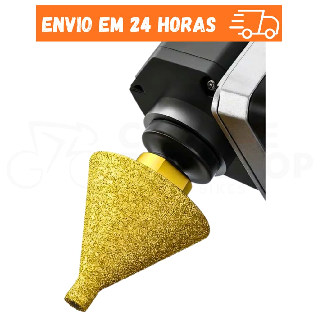 Broca Chanfradora Diamante M10 38mm/50mm Polimento e Abertura de Furos em Cerâmica Mármore Granito