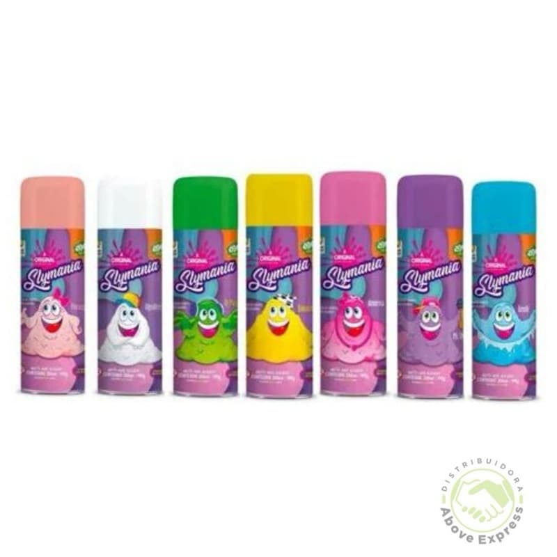 🎉 Espuma Slime Colorida Spray Carnaval Slumania – Diversas Cores 🎉