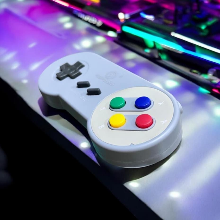 🕹️✨ Controle Super Nintendo Retrô SNES USB Para PC, Mac e Linux ✨🕹️