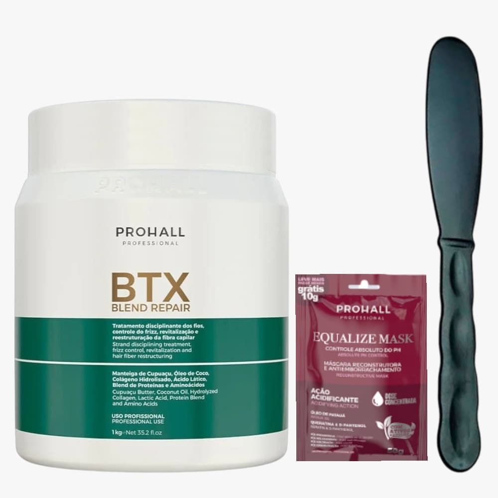 Btx Capilar Orgânico Blend Repair Uso Profissional Prohall 1kg