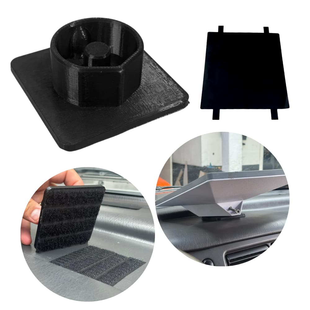 Suporte de Painel Starlink Mini Com Fecho De Contato E Adesivo Anti Reflexo