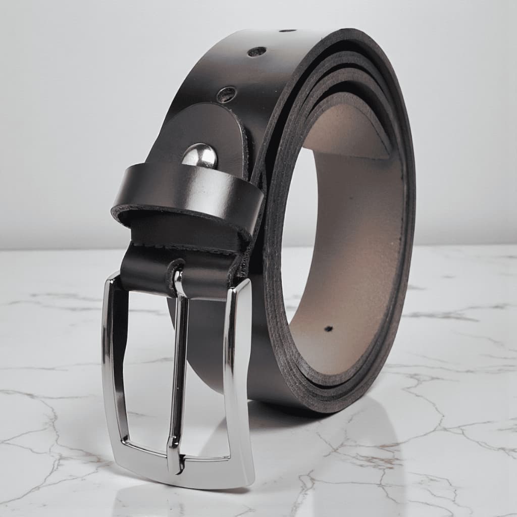 Cinto Masculino Casual Moderno Elegante Couro Legítimo Bovino Artesanal