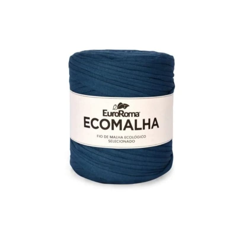 Fio de malha euroroma ecomalha 140 metros cor 3011 azul forte