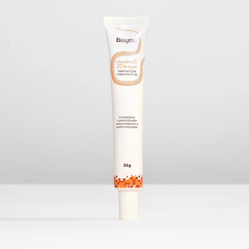 VAL: 07/26 - Vitamina C 20% Pura Bisyou - Anti Idade, Retinol, Uniformizador