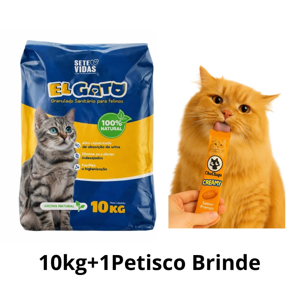 Areia Sanitaria Higienica Natural argila Ecologica  Areia de Gato Premium Grãos Finos