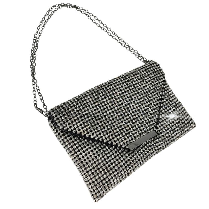 Bolsa feminina clutch strass de festa luxo para eventos baladas e madrinhas